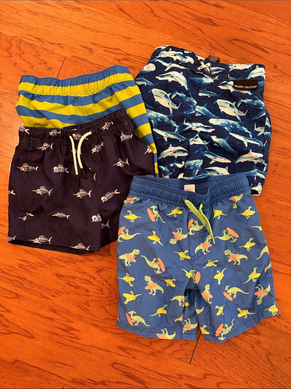 Bundle of 4t boys swim trunks